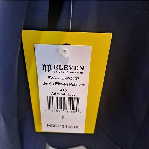 Eleven by Venus Williams Be An Eleven Navy Athletic Pullover Size Small NWT - Picture 6 of 9